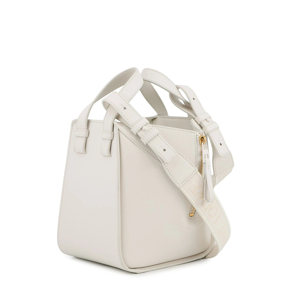Loewe Hammock Bag White Handbag Leather